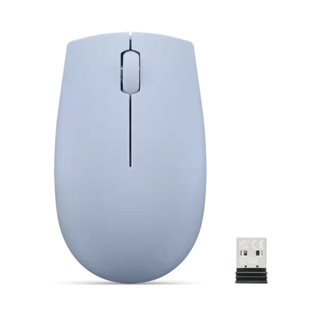 Lenovo 300/Cestovní/Optická/Bezdrátová USB/Frost Blue