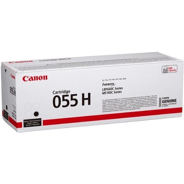 Canon CRG 055 H Black, 7 600 str.
