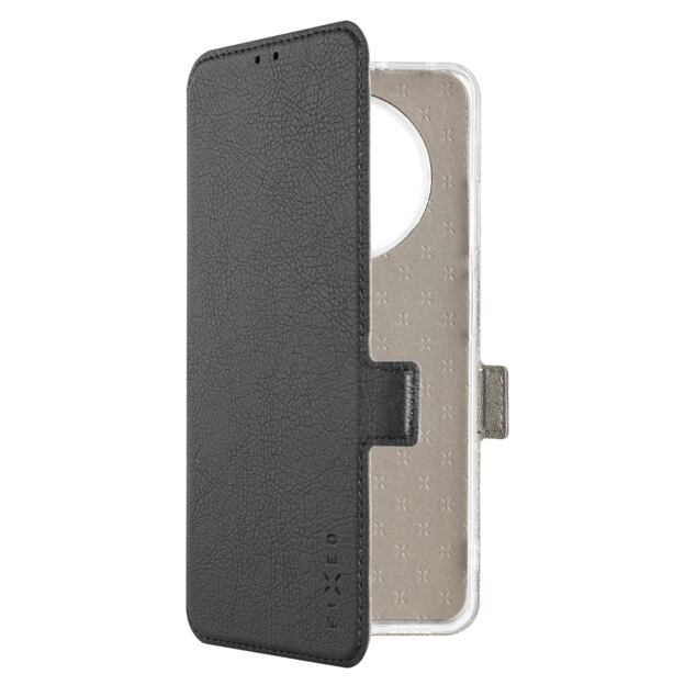 Tenké pouzdro typu kniha FIXED Topic pro Realme C65 5G/Narzo N65 5G/70X 5G, černé