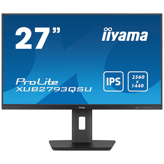 iiyama XUB2793QSU-B7 počítačový monitor 68,6 cm (27") 2560 x 1140 px Wide Quad HD LED Černá