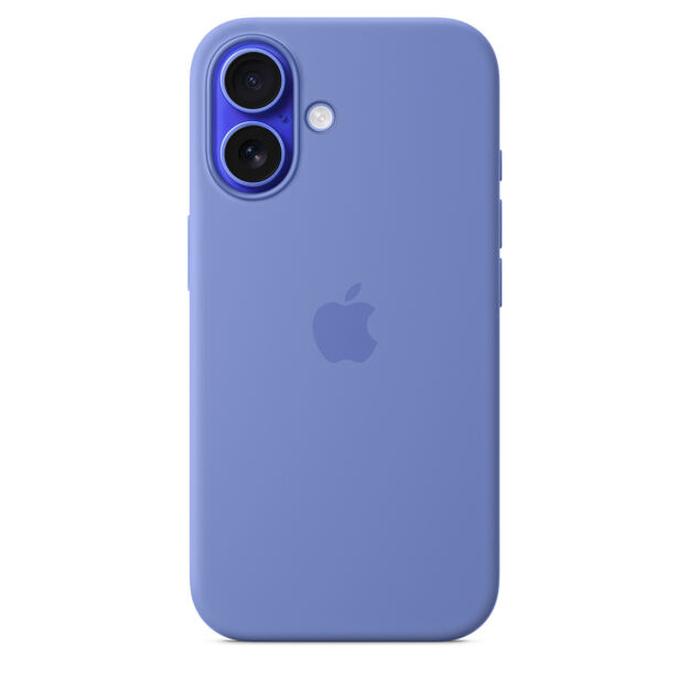 APPLE iPhone 16 Silicone Case with MS - Periwinkle