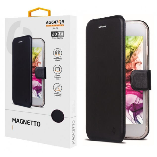 Pouzdro ALIGATOR Magnetto Xiaomi Redmi Note 12 5G/POCO X5 5G, Black