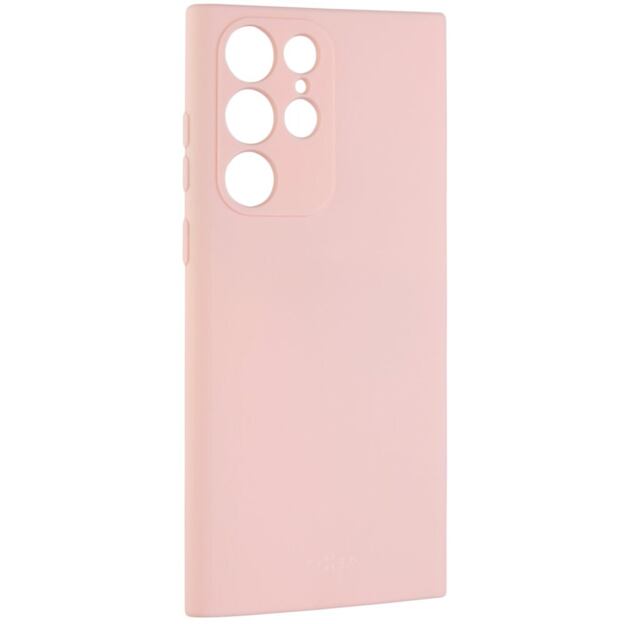 Zadní pogumovaný kryt FIXED Story pro Samsung Galaxy S22 Ultra 5G, růžový