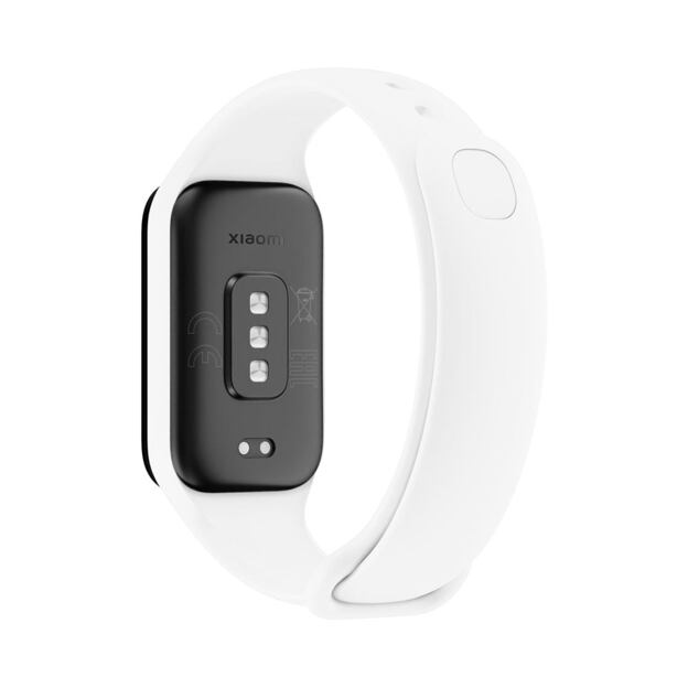Silikonový řemínek FIXED Silicone Strap pro Xiaomi Smart Band 8 Active/9 Active, bílý