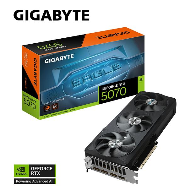 GIGABYTE GeForce RTX 5070 EAGLE SFF/OC/12GB/GDDR7