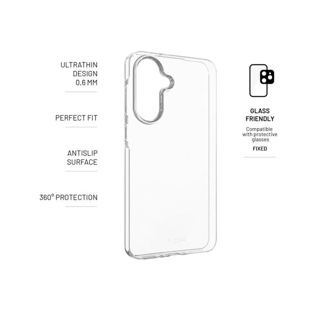 Ultratenký TPU gelový kryt FIXED Story Slim pro Samsung Galaxy A56 5G, 0,6 mm, čirý