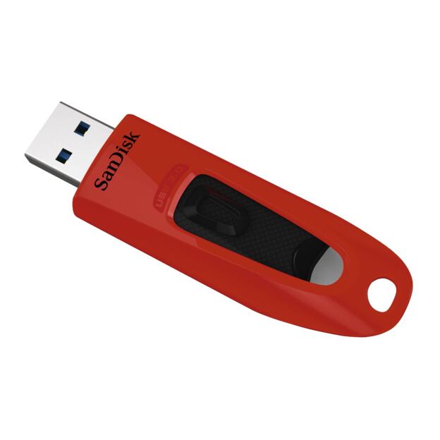 SanDisk Ultra/64GB/USB 3.0/USB-A/Červená