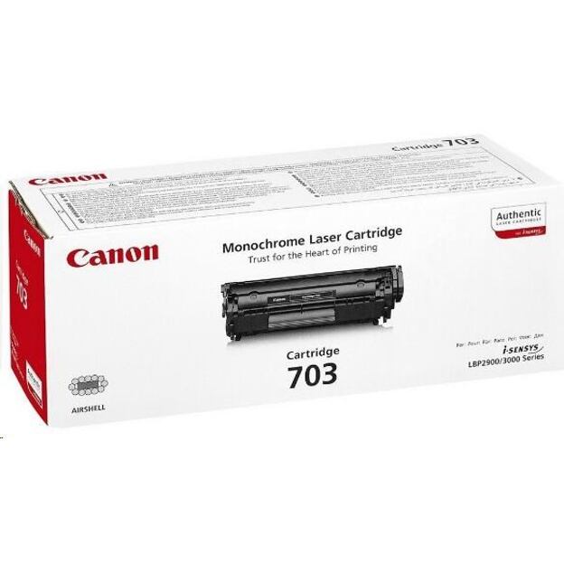 CANON CRG 703, tonerová kazeta pro LBP-2900/3000, černá
