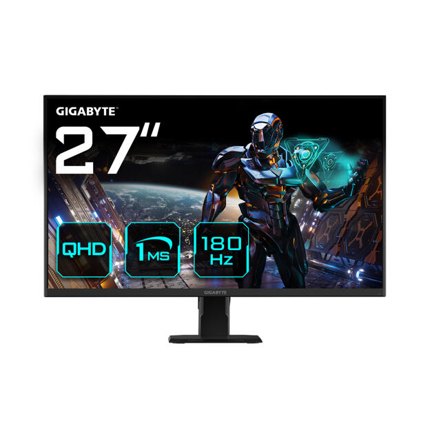 GIGABYTE GS27QA počítačový monitor 68,6 cm (27") 2560 x 1440 px Quad HD LCD Černá
