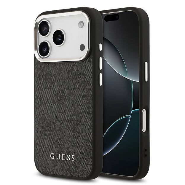 Guess 4G MagSafe Zadní Kryt pro iPhone 17 Pro Black