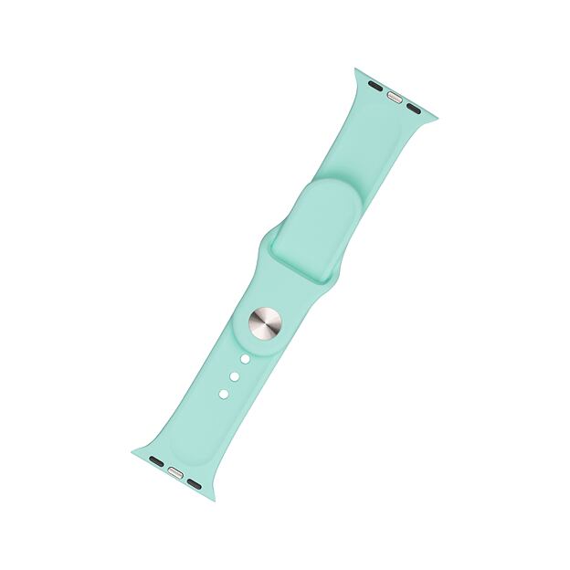 Set silikonových řemínků FIXED Silicone Strap pro Apple Watch 42/44/45/46/49mm, sytě zelený