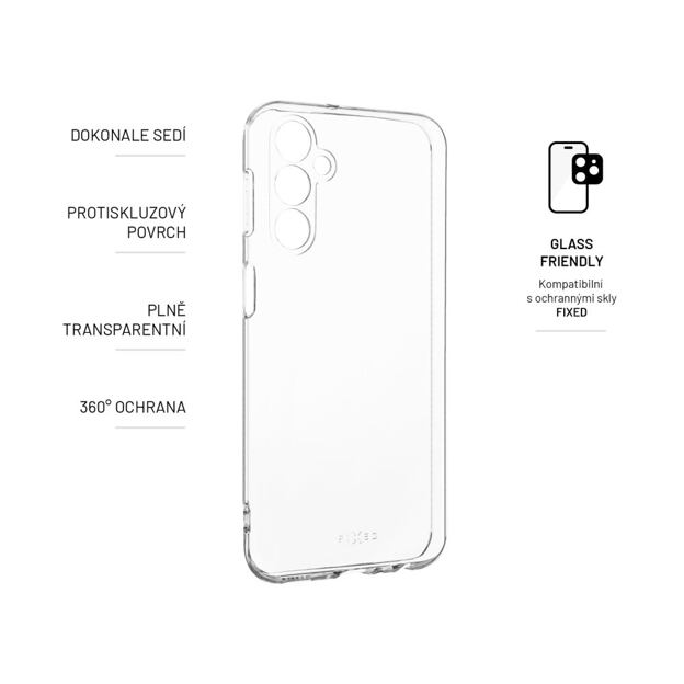 TPU gelový kryt FIXED Story pro Samsung Galaxy M34 5G, čirý