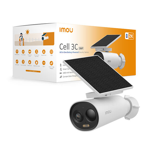 Imou Cell 3C All in One Kulka (tvar) Bezpečnostní IP kamera Venkovní 2304 x 1296 px Zeď