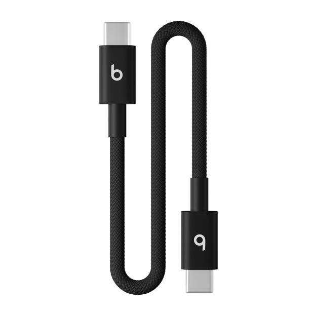Apple Beats USB-C / USB-C Woven Cable (20cm)- Bolt Black