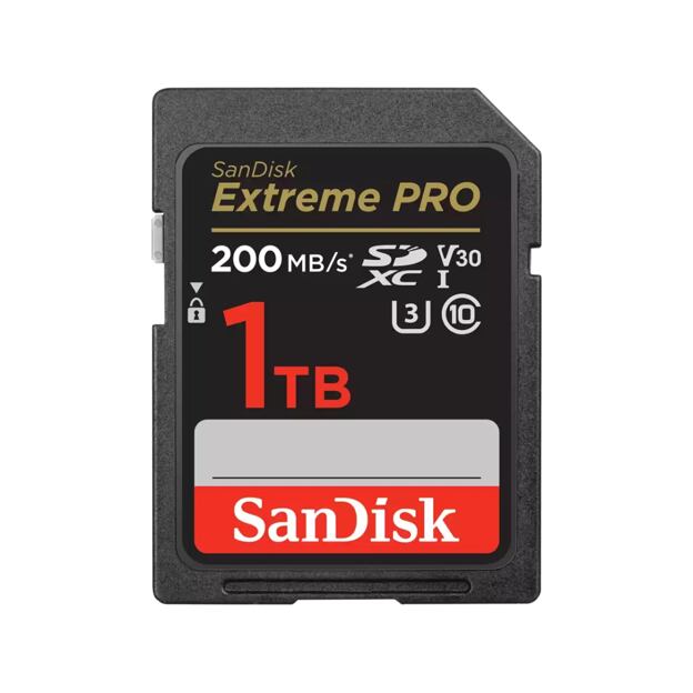 SanDisk Extreme PRO/SDXC/1TB/UHS-I U3 / Class 10/Černá