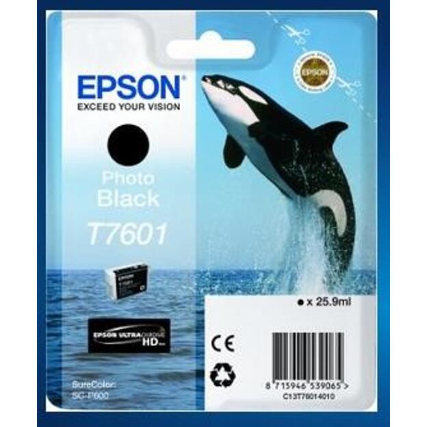 Epson T7601 Ink Cartridge Photo Black