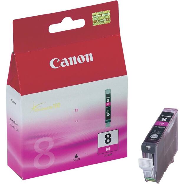 CANON CLI-8M, inkoustová kazeta pro iP4200, červený