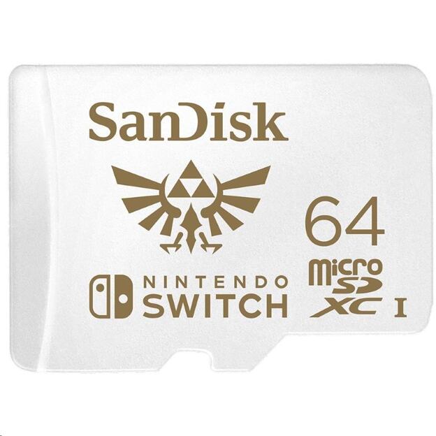 SanDisk microSDXC Nintendo Switch 64GB UHS-I U3, V30, A1