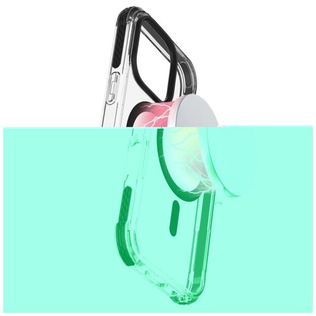 Ochranný kryt Cellularline Tetra Force Strong Guard Mag s podporou Magsafe pro Apple iPhone 16 Pro,