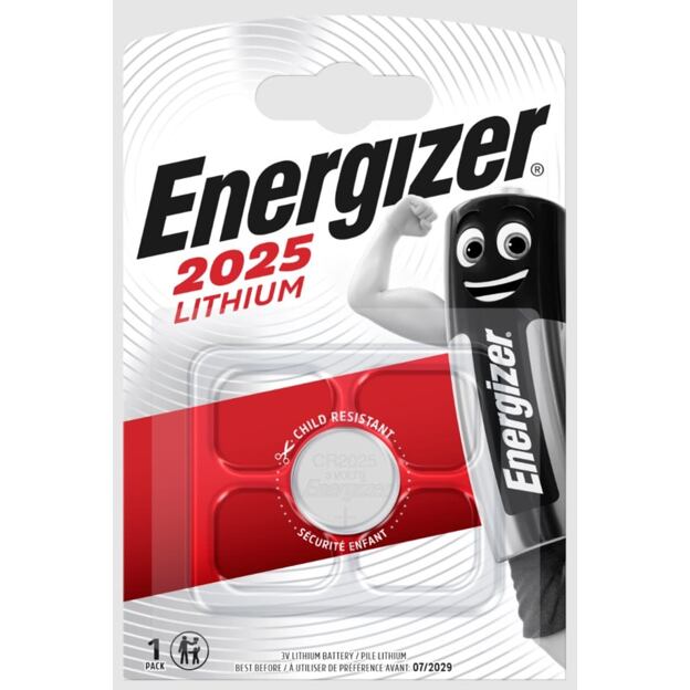Energizer Lithiová knoflíková baterie - CR2025