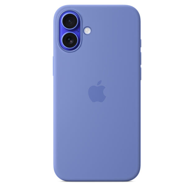 APPLE iPhone 16 Plus Silicone Case with MS - Periwinkle