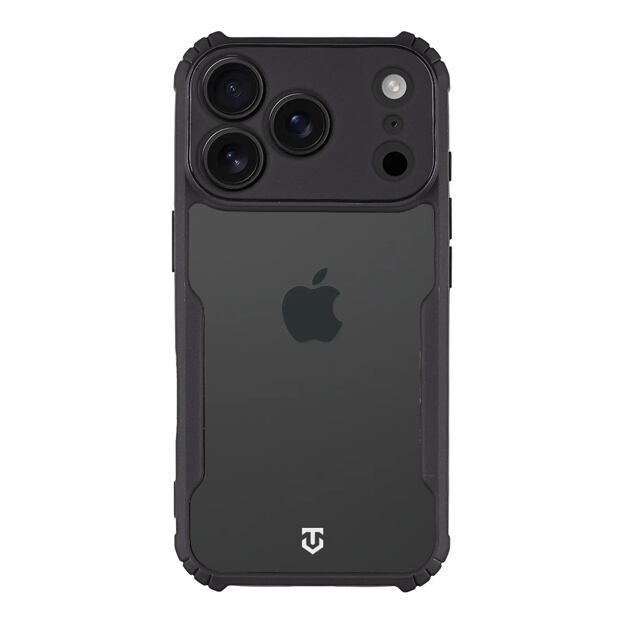 Tactical Quantum Stealth Kryt pro Apple iPhone 17 Pro Clear/Black