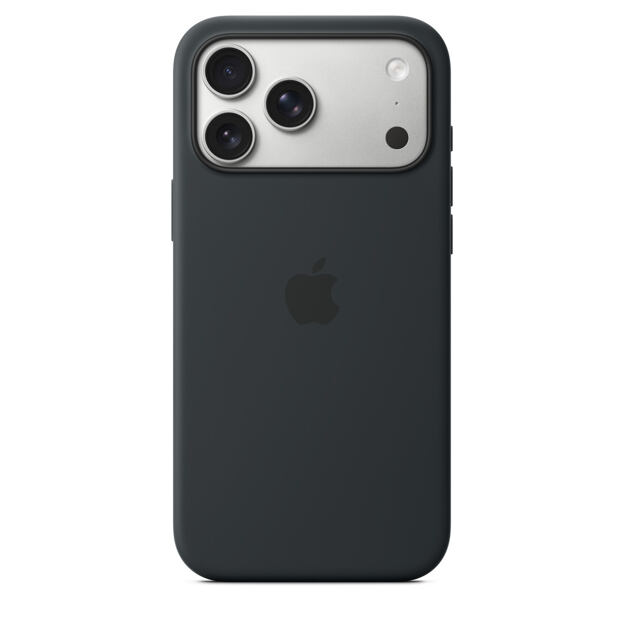 APPLE iPhone 17 Pro Max Silicone Case with MS – Black