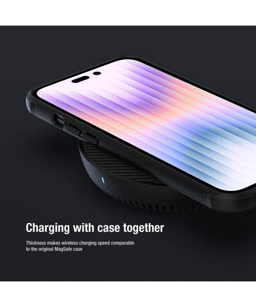 Nillkin Super Frosted PRO Magnetic Zadní Kryt pro Apple iPhone 14 PRO MAX Black