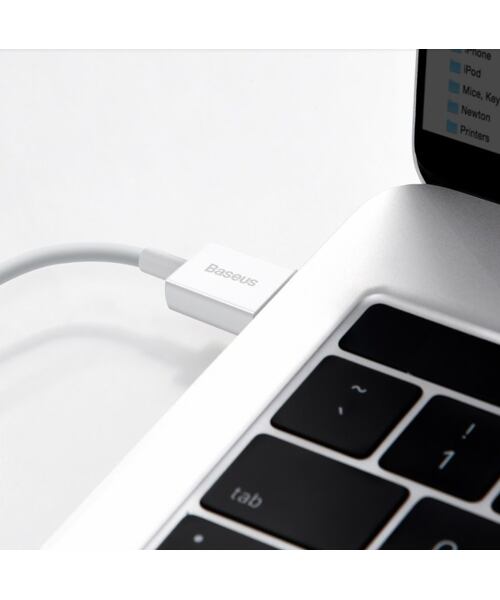 Baseus CALYS-A02 Superior Fast Charging Kabel Lightning 2.4A 1m White