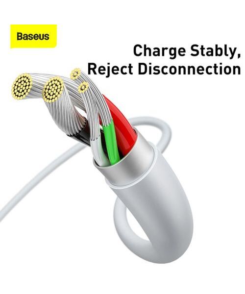 Baseus CAMYS-02 Superior Fast Charging Datový Kabel MicroUSB 2A 1m White