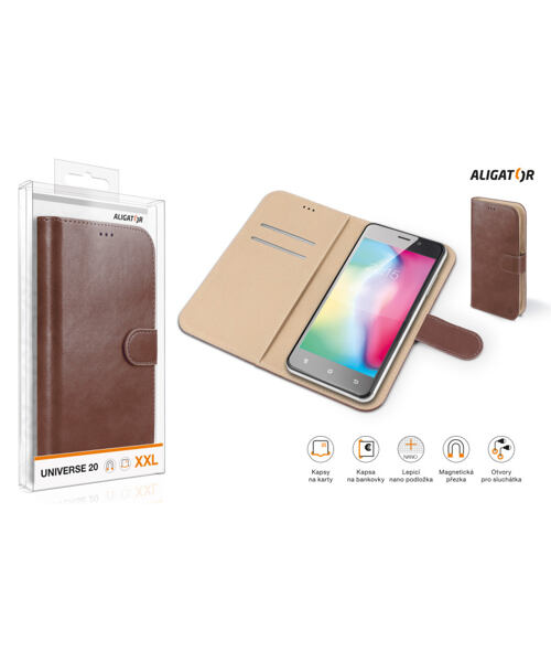 Pouzdro ALIGATOR UNIVERSE 20, velikost XXL (170*83), kaštanová