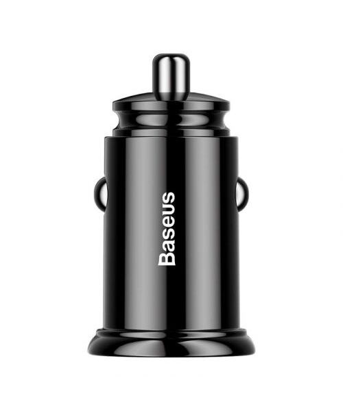 Baseus CCALL-YD01 Circular Nabíječka do Auta 2xUSB QC3.0 30W Black