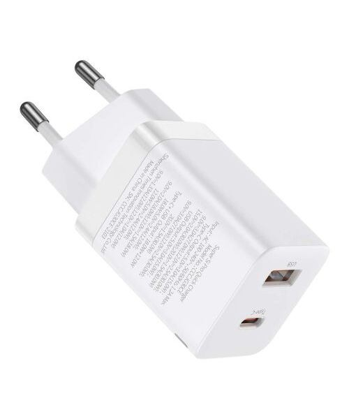 Baseus CCSUPP-E02 Super Si Quick Nabíječka USB + USB-C 30W White