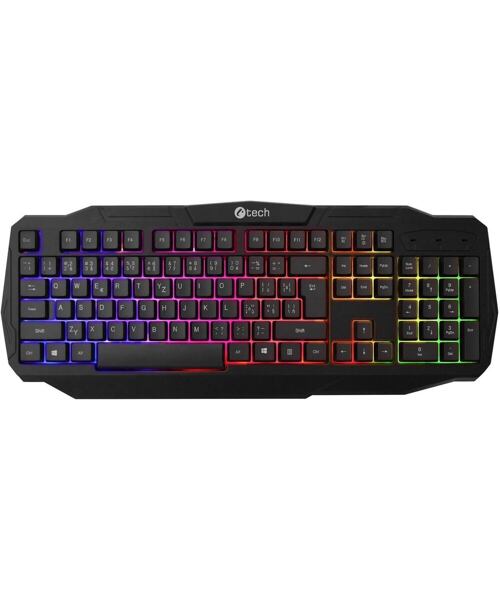 C-TECH Arcus GKB-15/Drátová USB/CZ-SK layout/Černá
