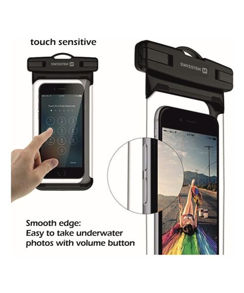 VODOTĚSNÉ POUZDRO SWISSTEN WATERPROOF ČERNÉ