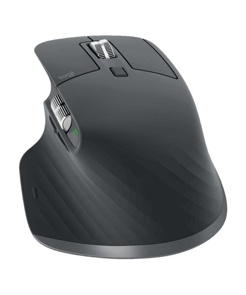 Logitech MX Master 3S/Kancelářská/Laserová/Pro praváky/8 000 DPI/USB+BT/Grafitová