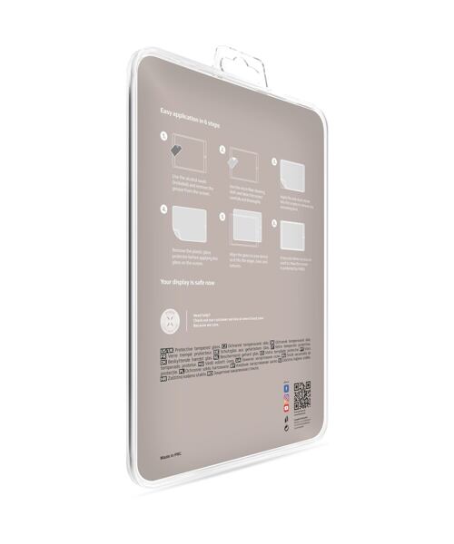 Ochranné tvrzené sklo FIXED pro Apple iPad 10,2" (2019/2020/2021), čiré