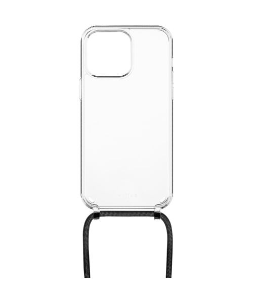 Pouzdro FIXED Pure Neck s černou šňůrkou na krk pro Apple iPhone 14 Pro Max