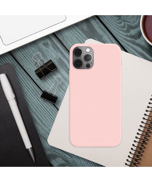 Zadní pogumovaný kryt FIXED Story pro Apple iPhone 14 Pro Max, růžový