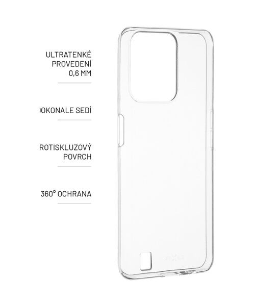 TPU gelový kryt FIXED Story pro Realme C31, čirý