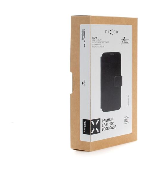 Kožené pouzdro typu kniha FIXED ProFit pro Samsung Galaxy A34 5G, černé