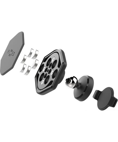 Magnetický držák FIXED Icon Flex na palubní desku s kloubem, černý