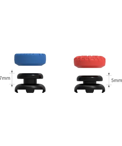 iPega P5029 Silikonové Krytky Ovládacích Páček pro PS5/PS4 4ks Red/Blue