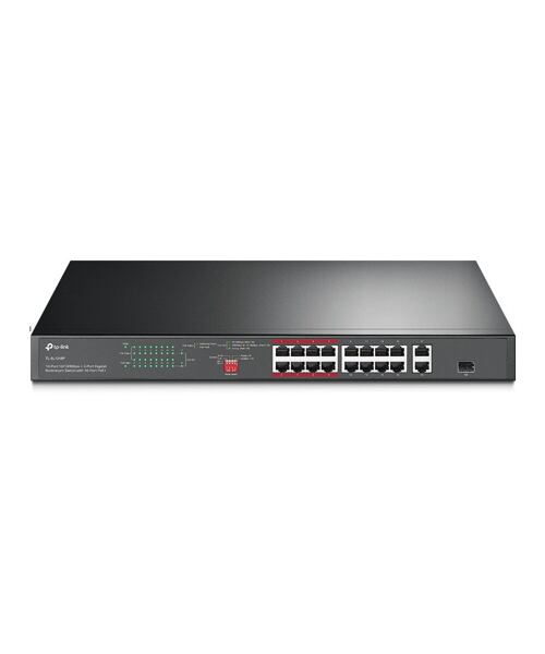 TP-Link TL-SL1218P 16xFE POE+ 150W 2xGb nonPOE,1xSFP CCTV switch