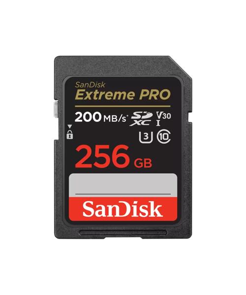 SanDisk Extreme PRO/SDXC/256GB/UHS-I U3 / Class 10