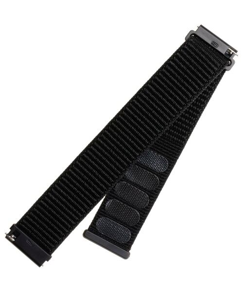 Nylonový řemínek FIXED Nylon Strap s Quick Release 20mm pro smartwatch, černý