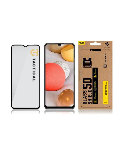 Tactical Glass Shield 5D sklo pro Samsung Galaxy M12/A32 5G/A12/A02s Black