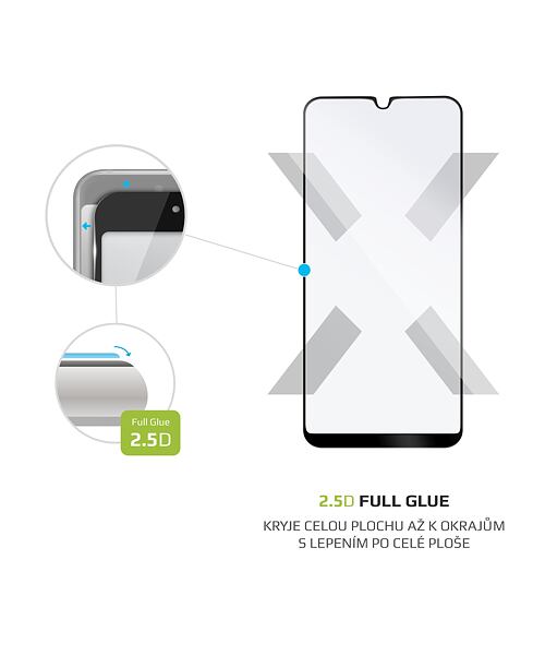 Ochranné tvrzené sklo FIXED Full-Cover pro Samsung Galaxy A20e, černé