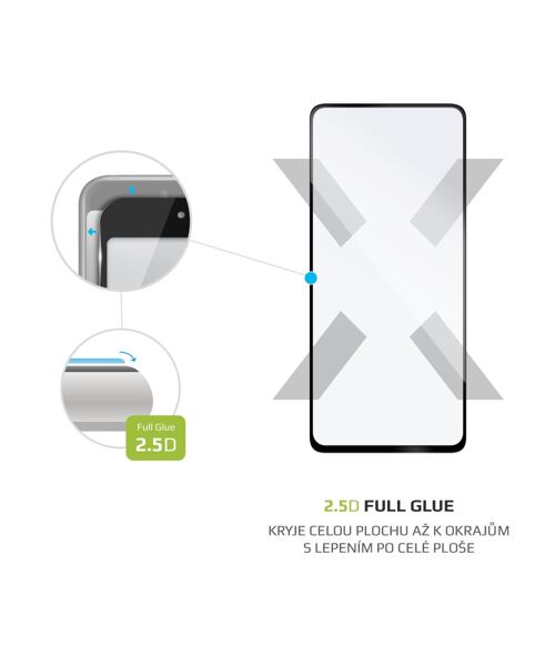 Ochranné tvrzené sklo FIXED Full-Cover pro Samsung Galaxy A53 5G, černé