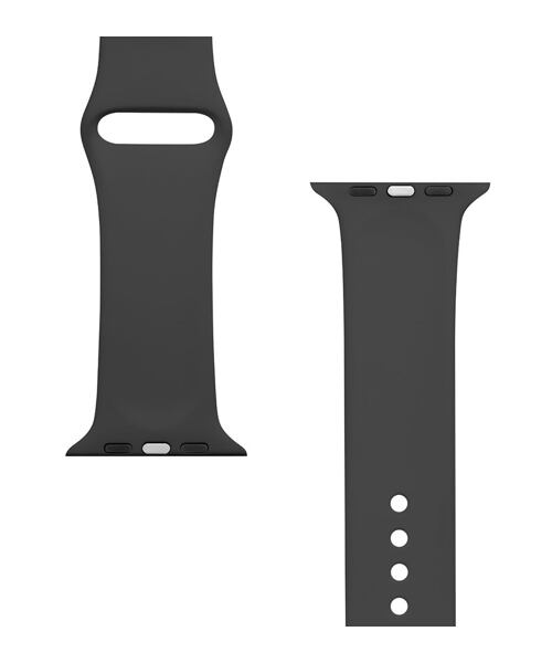 Tactical 488 Silikonový Řemínek pro Apple Watch 1/2/3/4/5/6/7/8/9/10/11/SE 42/44/45/46mm Black